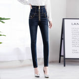 2019 Winter woman's jeans with high waist jeans woman mom jeans women's jeans for women jean femme Plus size 5XL 6XL black