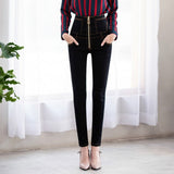 2019 Winter woman's jeans with high waist jeans woman mom jeans women's jeans for women jean femme Plus size 5XL 6XL black