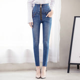 2019 Winter woman's jeans with high waist jeans woman mom jeans women's jeans for women jean femme Plus size 5XL 6XL black