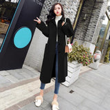 Fdfklak Fashion korean slim long winter coat women wool coats female cashmere jacket autumn women's jackets  manteau femme new