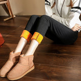 Women's plus velvet jeans high waist women's autumn and winter new tight skinny feet pants plus velvet pencil wild trousers