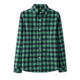 Women's Shirt 2019 New Fashion Female Classic Style Blouses Long Sleeve Flannel Plaid Shirt Casual Plus Size Office Tops Blusas