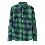 Women's Shirt 2019 New Fashion Female Classic Style Blouses Long Sleeve Flannel Plaid Shirt Casual Plus Size Office Tops Blusas
