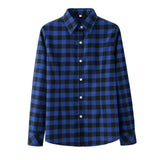Women's Shirt 2019 New Fashion Female Classic Style Blouses Long Sleeve Flannel Plaid Shirt Casual Plus Size Office Tops Blusas