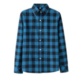 Women's Shirt 2019 New Fashion Female Classic Style Blouses Long Sleeve Flannel Plaid Shirt Casual Plus Size Office Tops Blusas