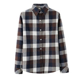 Women's Shirt 2019 New Fashion Female Classic Style Blouses Long Sleeve Flannel Plaid Shirt Casual Plus Size Office Tops Blusas