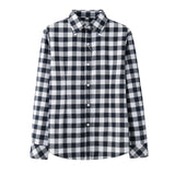 Women's Shirt 2019 New Fashion Female Classic Style Blouses Long Sleeve Flannel Plaid Shirt Casual Plus Size Office Tops Blusas