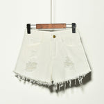 New Arrival Casual Summer Hole Tassel Denim Casual Women Shorts  Plus Size Sexy Fashion Women's Jeans Shorts