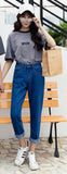 Harem Jeans Pants Vintage High Waist Jeans Casual Loose Woman Boyfriends Women's Jeans Full Length Mom Jeans Cowboy Denim Pants