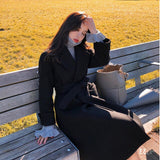 Women Winter Coat Women Overcoat Warm Comfortable Coat for Ladies Belted Korean Women's Outwear manteau femme hiver