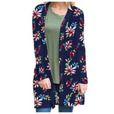 Women's Coat 2019Top New Hot Women's Winter Fashion Casual Printed Cardigan Thin Coat Top Blouse For Manteau Femme Hiver