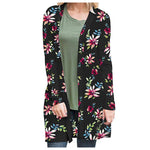 Women's Coat 2019Top New Hot Women's Winter Fashion Casual Printed Cardigan Thin Coat Top Blouse For Manteau Femme Hiver