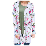 Women's Coat 2019Top New Hot Women's Winter Fashion Casual Printed Cardigan Thin Coat Top Blouse For Manteau Femme Hiver