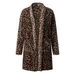 Women's Coat 2019Top New Hot Women's Winter Fashion Casual Printed Cardigan Thin Coat Top Blouse For Manteau Femme Hiver