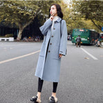 Fdfklak Fashion korean slim long winter coat women wool coats female cashmere jacket autumn women's jackets  manteau femme new
