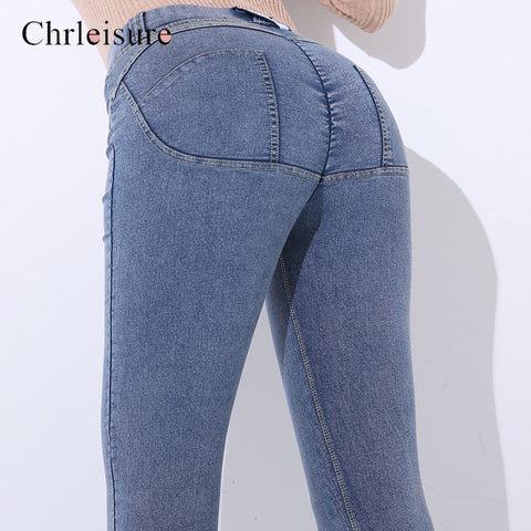 Women's High Waist Jeans Solid Stitching Casual Denim Trousers Women skinny Jeans for Women Plus Size Pencil Pants