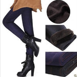 Autumn winter plus velvet thick leggings women Imitation Denim plus size XXXL cotton trousers High elastic waist women's pants