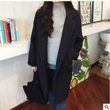 Manteau Femme Hiver 2019  Size Fashion Ladies Jacket Casual Autumn Winter Elegant Coat Women's Woolen Coat Double-breasted AS133