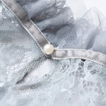 Women's Lace Ruffled Transparent Blouse Shirt Long Sleeve Crochet Black Spring Shirts Women 2019 Summer Sexy Blouses And Tops
