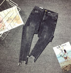 Cheap wholesale 2019 new Spring Autumn Hot selling women's fashion casual  Denim Pants XC2